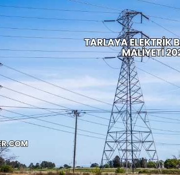 Tarlaya Elektrik Bağlatma Maliyeti 2025