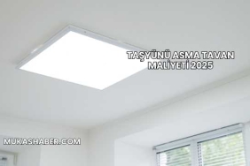 Taşyünü Asma Tavan Maliyeti 2025