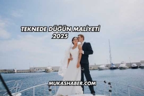 Teknede Düğün Maliyeti 2025