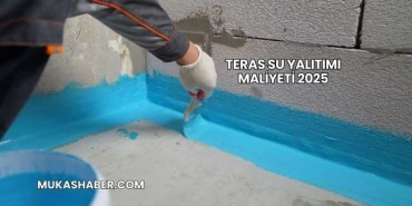 Teras Su Yalıtımı Maliyeti 2025