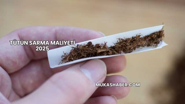 Tütün Sarma Maliyeti 2025