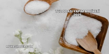 Tuz Odası Yapım Maliyeti 2025