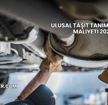 Ulusal Taşıt Tanıma Sistemi Maliyeti 2025