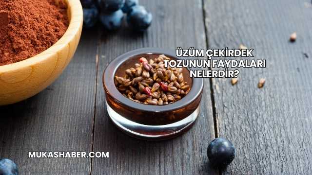 Üzüm Çekirdek Tozunun Faydaları Nelerdir?