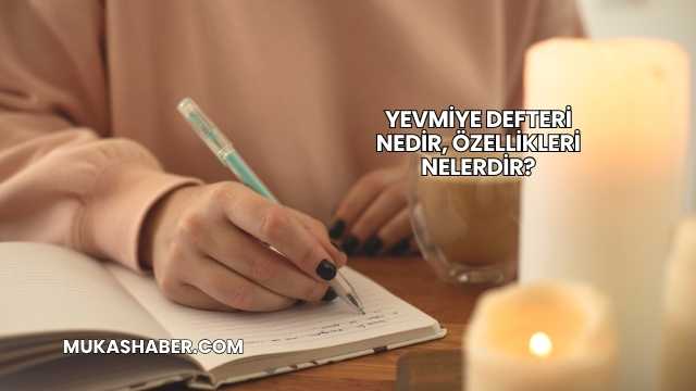 Yevmiye Defteri Nedir, Özellikleri Nelerdir?