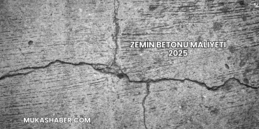 Zemin Betonu Maliyeti 2025