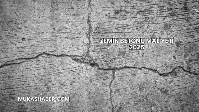 Zemin Betonu Maliyeti 2025