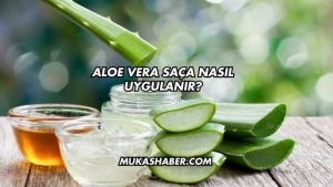Aloe Vera Saça Nasıl Uygulanır?
