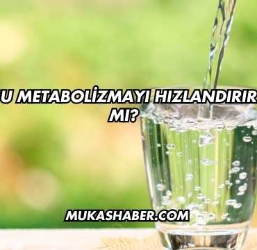 Su Metabolizmayı Hızlandırır mı?