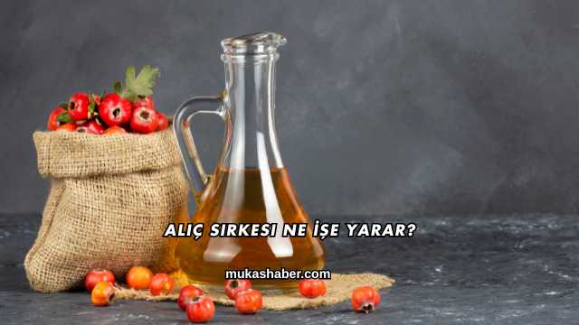 Alıç Sirkesi Ne İşe Yarar?