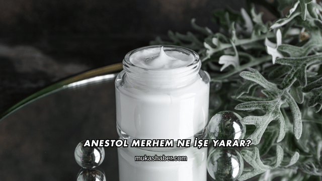 Anestol Merhem Ne İşe Yarar?