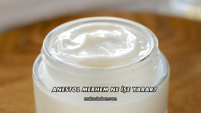Anestol Merhem Ne İşe Yarar?