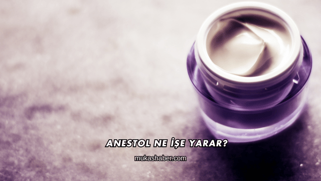 Anestol Ne İşe Yarar?