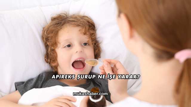Apireks Şurup Ne İşe Yarar?