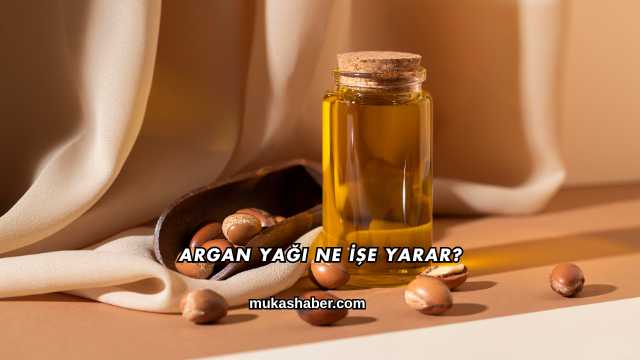 Argan Yağı Ne İşe Yarar?