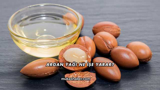 Argan Yağı Ne İşe Yarar?