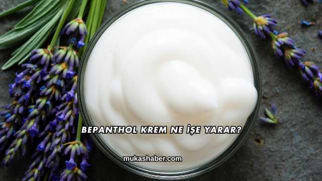 Bepanthol Krem Ne İşe Yarar?