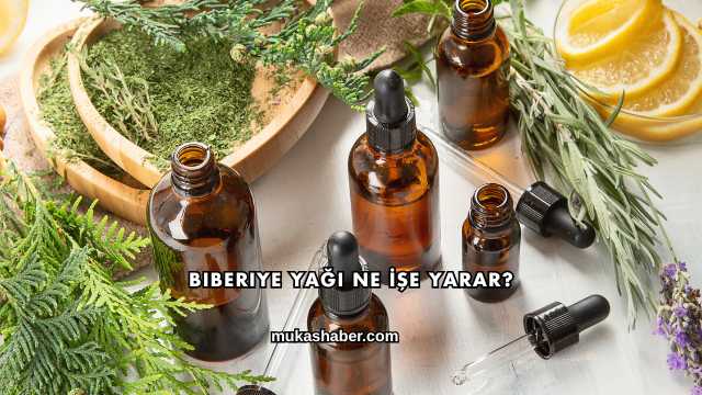 Biberiye Yağı Ne İşe Yarar?