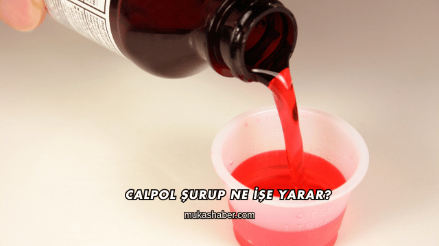Calpol Şurup Ne İşe Yarar?
