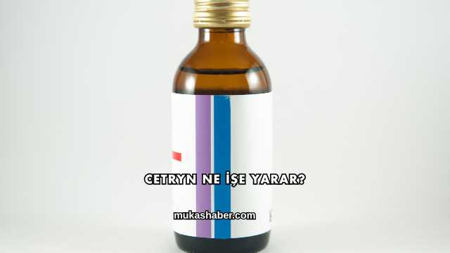 Cetryn Ne İşe Yarar?