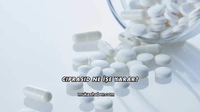 Ciprasid Ne İşe Yarar?