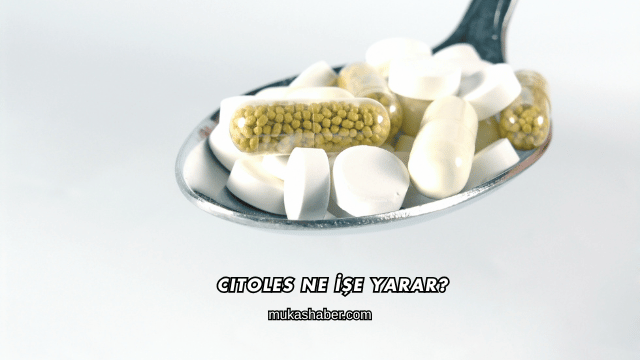 Citoles Ne İşe Yarar?