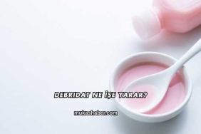 Debridat Ne İşe Yarar?