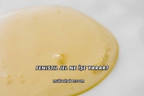 Fenistil Jel Ne İşe Yarar?