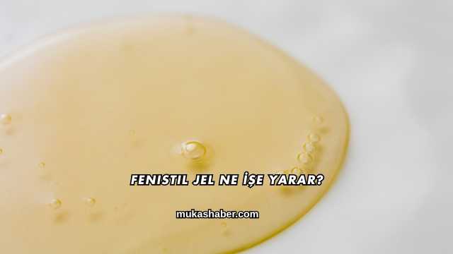 Fenistil Jel Ne İşe Yarar?