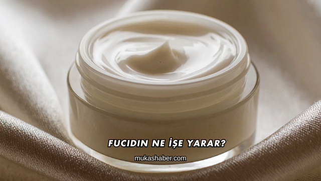 Fucidin Ne İşe Yarar