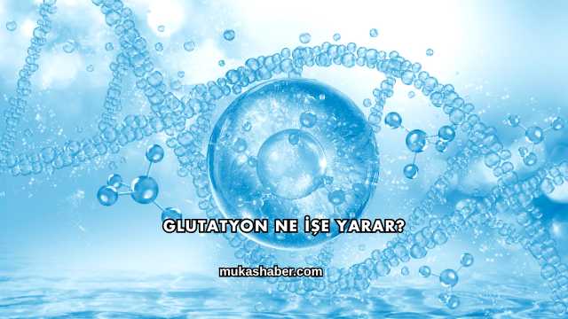 Glutatyon Ne İşe Yarar?