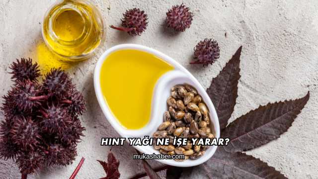 Hint Yağı Ne İşe Yarar?