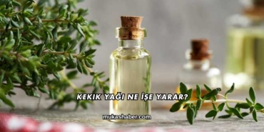 Kekik Yağı Ne İşe Yarar?
