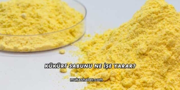 Kükürt Sabunu Ne İşe Yarar?