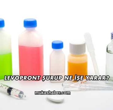 Levopront Şurup Ne İşe Yarar?