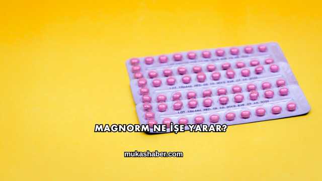 Magnorm Ne İşe Yarar?