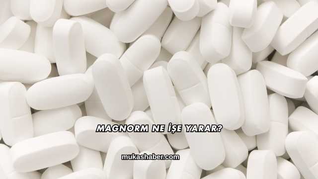 Magnorm Ne İşe Yarar?