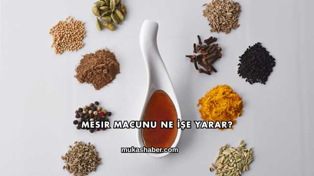 Mesir Macunu Ne İşe Yarar?