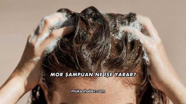 Mor Şampuan Ne İşe Yarar?