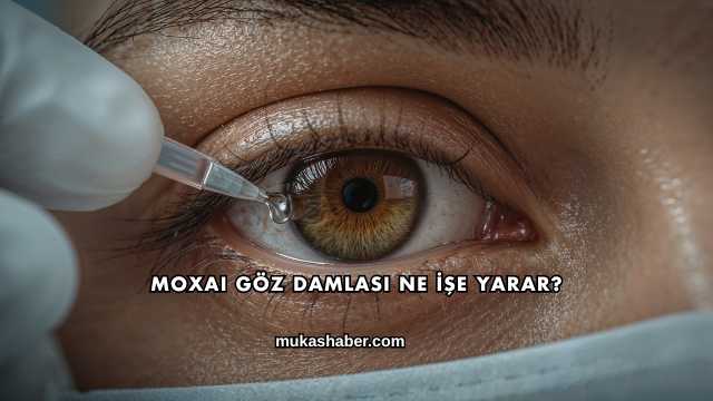Moxai Göz Damlası Ne İşe Yarar?