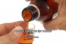 Notuss Şurup Ne İşe Yarar?