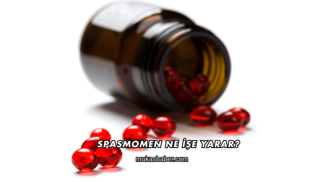 Spasmomen Ne İşe Yarar?