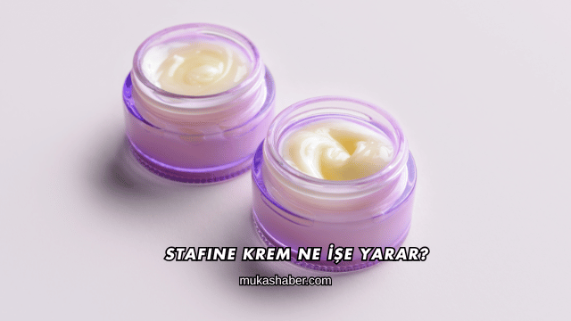 Stafine Krem Ne İşe Yarar?