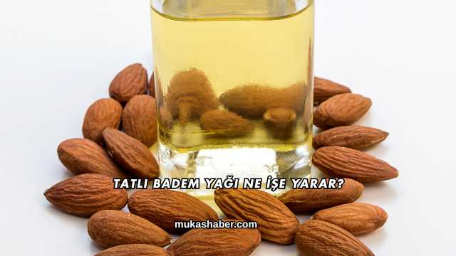 Tatlı Badem Yağı Ne İşe Yarar?