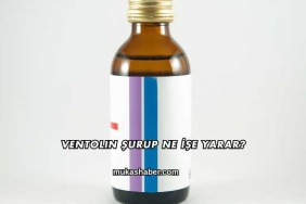 Ventolin Şurup Ne İşe Yarar?