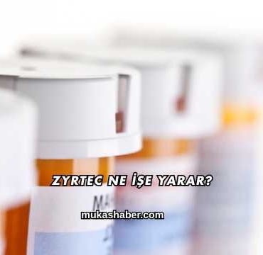 Zyrtec Ne İşe Yarar?