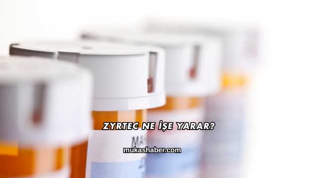 Zyrtec Ne İşe Yarar?