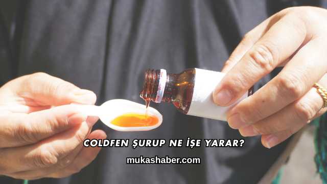 Coldfen Şurup Ne İşe Yarar?